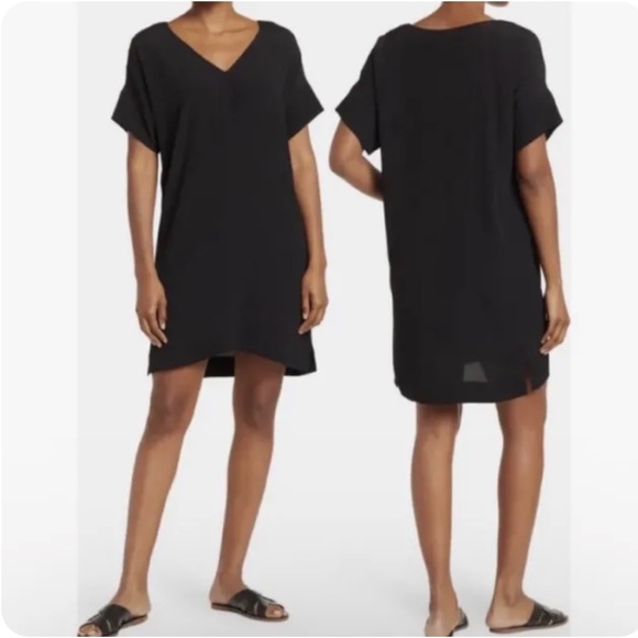 Madewell Novel Shift Dress Black XXS EUC - Picture 1 of 6